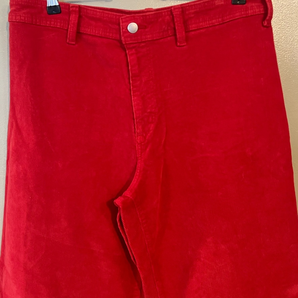 Universal Thread Womens Vibrant Red Corduroy Pant… - image 3